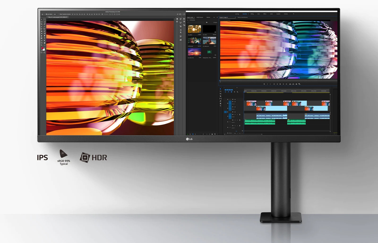lg 34WN780-B monitor kolory
